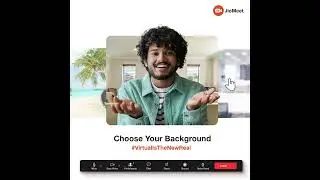 Blur, Choose, Customize your background | JioMeet