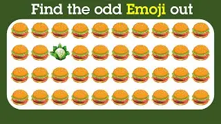 HOW SHARP ARE YOUR EYES #4 l Find The Odd Emoji l Emoji Puzzle Quiz