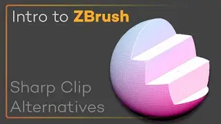 Intro to ZBrush 024 - Methods to get a sharp clip result, including live booleans!!
