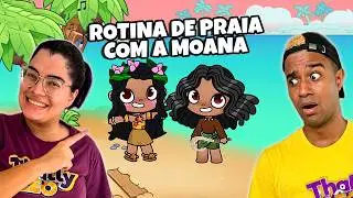NOSSA ROTINA DE PRAIA NO AVATAR WORLD - Thally e Leo