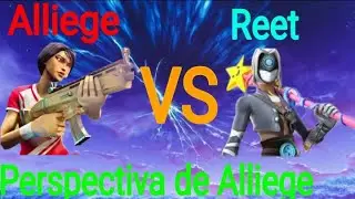 Alliege vs Reet en ZoneWars Completo Perspectiva de Alliege