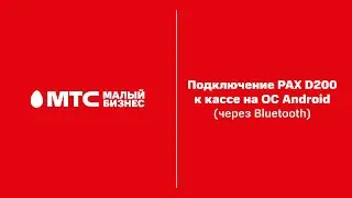 Поддерживаемое оборудование: Подключение PAX D200 к кассе на OC  Android (через Bluetooth)
