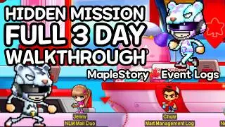WHITE DIAMOND 💎 M-FORCER HIDDEN MISSION &bull; New Leaf Mall &bull; NLM Mall Duo &bull; MapleStory🍁Event Logs