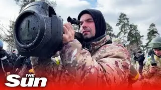 'They are going to burn' - Kyiv military train with freshly delivered anti-tank weapons
