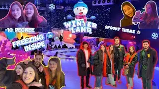 Winterland karachi Vlog -10 Degree temperature ❄️🥶freezing cold inside | New spooky theme 👻❄️