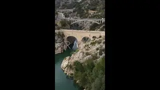 Cinematic drone bridge dive at the french riviera  | Cinematic Drone shots | DJI mavic mini 2
