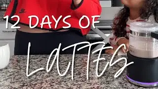 12 DAYS OF LATTES | BLUEBERRY STREUSEL | COFFEE | MAKE A COFFEE WITH ME | HOMEMADE SYRUP