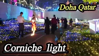 Doha light show 🇶🇦.al corniche light zone Doha Qatar🇶🇦.