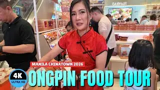 [4K] Manila Chinatown Food Tour &ndash; Ongpin Street Chinese Cuisine! | Trending Mochypuff!