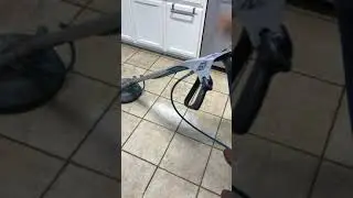 How to clean grout - professional tile and grout cleaning! Grout staining #shorts