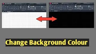 How to Change the Background Colour in AutoCAD || Light Mode to Dark Mode