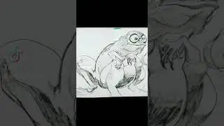 ENFIELD HORROR PENCIL SKETCH #cryptidinjuly2022 #cryptids #horror #ufos #creaturedesign