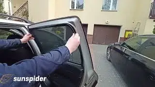 Privacy shades custom fit magnetic car sun shade curtain assembly in Peugeot 307sw combi wagon