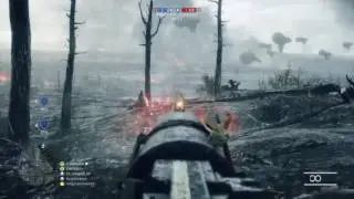 Battlefield&trade; 1 Rush machine gun defense