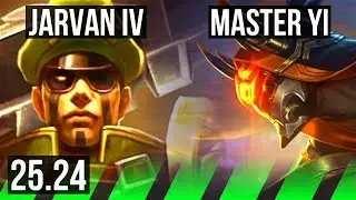 JARVAN IV vs MASTER YI (JGL) | KR Master | 25.24