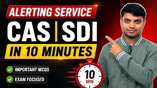 🔥 Alerting Service MCQs in 10 Minutes ✅ CAS | SDI 🔴 UGC NET/KVS/EMRS Librarian