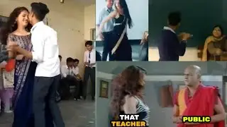 Teacher Dance with students || college students funny trolls || farewell memes by memesmedia