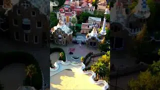 OMG! You WON'T Believe This Park in Barcelona! (Park G&uuml;ell Tour) #shorts #viral
