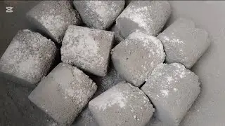 ASMR🖤black gritty charcoal🖤dry floor water Crumbling🌊💦 Earthy crumbling 
