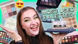 My Most Used Eyeshadow Palettes In 2024!! (some new and old favorites!)