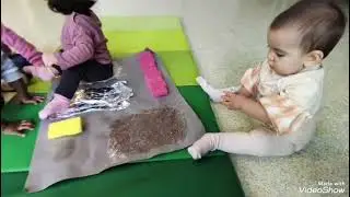 Disfrutamos de actividades sensoriales en la Escuela infantil  de Parayas Candina