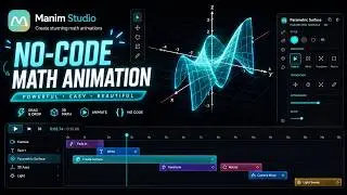Create 3Blue1Brown-Style Math Animations Visually! (No Coding Required) | Manim Studio