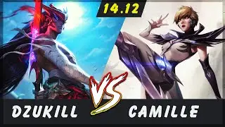 Dzukill - Yone vs Camille TOP Patch 14.12 - Yone Gameplay