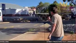 Street Preaching from Langenhoven Park Bloemfontein South Africa