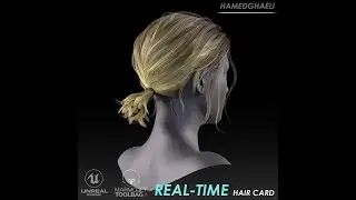 Real time hair card for games