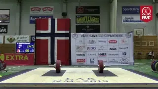 NM Senior 2019 Vektl&oslash;fting menn klasse 89 kg