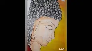 Lord buddha painting  🖼 🔥 #shorts😱 #trending #viral  #youtubeshorts