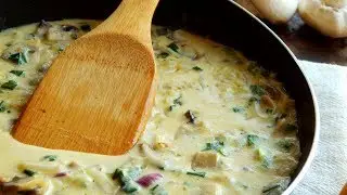Salsa Crema de Verdeo y Champignon - CUKit!