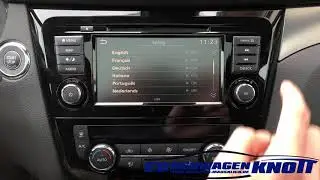 Tutorial - Spracheinstellung &auml;ndern - Nissan Qashqai
