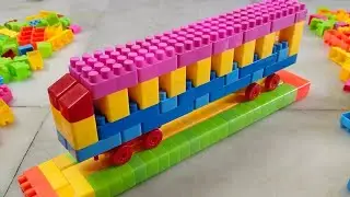 Satisfying DIY Train ASMR/ building blocks/block game/lego building blocks #asmr#buildingblocks#lego