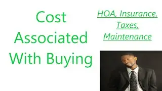 Cost Associated With Buying A Home