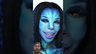 Avatar Look Like Makeup 😱✨ | Watch This Magical Transition 🔥