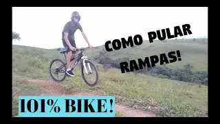 Como pular rampa de DH 101% bike