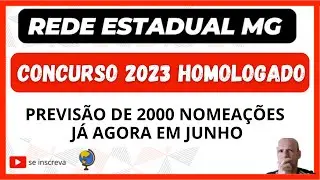 CONCURSO 2023 HOMOLOGADO E J&Aacute; TEM DATA PREVISTA PARA PRIMEIRAS NOMEA&Ccedil;&Otilde;ES