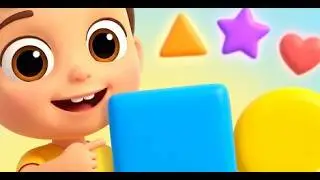 Shapes Song for Kids 🎵 | Learn Shapes with Fun 3D Cartoon Dance | Preschool Learning