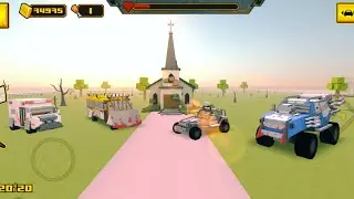 BLOCKAPOLYPSE&trade; Zombie Shooter: Emergency Meeting at Cemetery | War Plans Debate to Survive