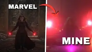 🧠 INSANE Scarlet Witch Scene Recreated | Blender VFX Tutorial