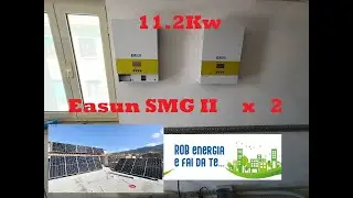 Impianto fotovoltaico doppio inverter Easun 5.6kw + 5.6Kw SMG II