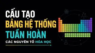 [Hóa 10.4] Cấu tạo bảng hệ thống tuần hoàn các nguyên tố hóa học