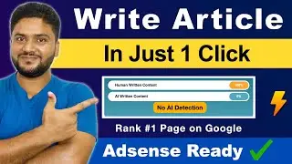 How to Write Blog Post with AI - Fast Ranking & Adsense Approval