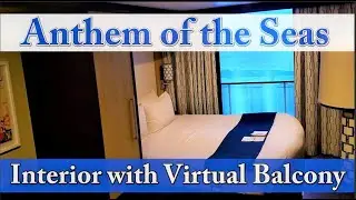 Anthem of the Seas, Royal Caribbean Interior with Virtual Balcony Cabin Tour, Stateroom 8307