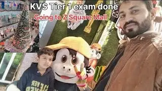 KVS Tier 1 Exam ke Baad Mall Gaye 🛍️ | Family Vlog | Exam Day Life 