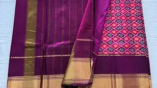 MANGALGIRI HANDLOOM SAREES || RUDRAKSHA BORDER SAREES
