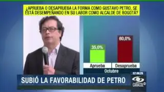Subi&oacute; la favorabilidad de Petro, baj&oacute; la del procurador Ord&oacute;&ntilde;ez  19 de diciembre del 2013