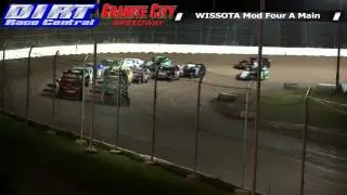 Granite City Speedway 9 21 14 WISSOTA Mod Four Races