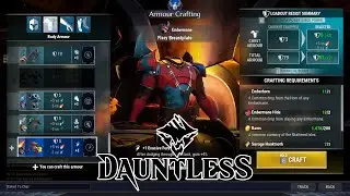 CRAFTING WEAPON & ARMOR ⚔️ Dauntless Playthrough - Part 2